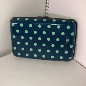 Isaac Mizrahi hard case scan proof card wallet
